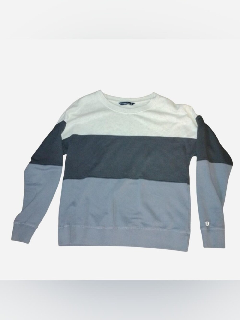 Abercrombie & Fitch Colorblock Crewneck Sweatshirt - Size S